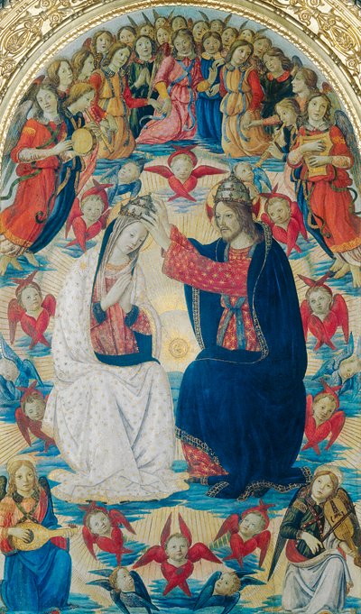 Incoronazione della Vergine da Master of the Fiesole Epiphany